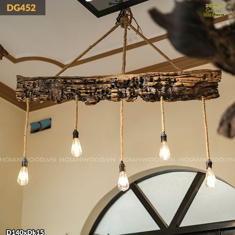 Đèn trần lũa nghệ thuật