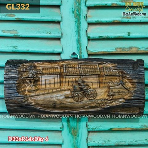 Tranh khắc hình phố Hội