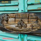 Tranh khắc hình phố Hội