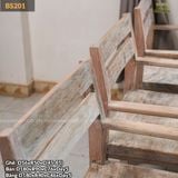 Bộ bàn ghế ăn phong cách rustic