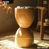 Đôn gỗ nguyên khối