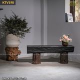 Bàn trà bệt/kệ thấp chất mộc mạc