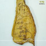 Tranh gỗ nu khắc chữ mẹ cha