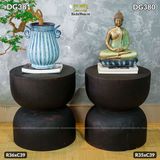 Đôn gỗ nguyên khối tạo hình