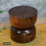 Đôn gỗ nguyên khối tạo hình