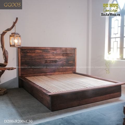 Giường gỗ (tàu thuyền) điêu khắc