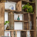 Kệ trưng bày gỗ tàu thuyền