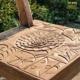 Ghế tựa lưng điêu khắc