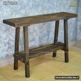 Kệ console 2 tầng áp tường