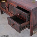 Tủ gỗ chữ L trưng bày