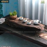 Bàn trà bệt gỗ lũa/khay lũa/đế lũa decor