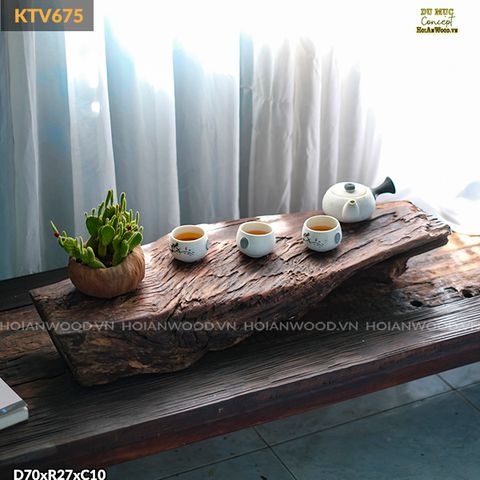 Bàn trà bệt gỗ lũa/khay lũa/đế lũa decor