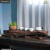 Bàn trà bệt gỗ lũa/khay lũa/đế lũa decor