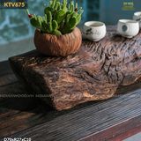 Bàn trà bệt gỗ lũa/khay lũa/đế lũa decor