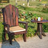 Ghế gỗ tựa lưng (Nữ Hoàng)