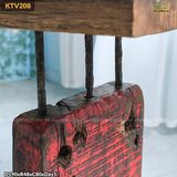 Kệ Console/quầy bar 2 tầng gỗ tàu thuyền