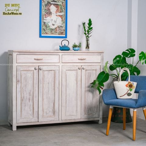 Tủ gỗ phong cách Bắc Âu