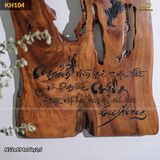 Tranh gỗ khắc chữ treo tường