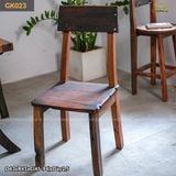 Ghế tựa lưng gỗ tàu thuyền