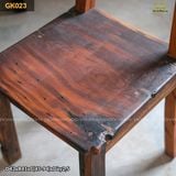 Ghế tựa lưng gỗ tàu thuyền