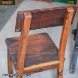 Ghế tựa lưng gỗ tàu thuyền