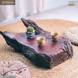 Bàn trà bệt gỗ lũa