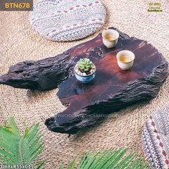 Bàn trà bệt gỗ lũa