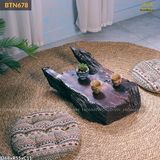 Bàn trà bệt gỗ lũa