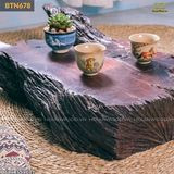 Bàn trà bệt gỗ lũa