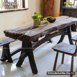 Bàn lũa dài gỗ Kiền Kiền