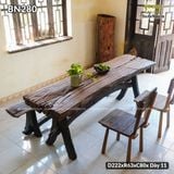 Bàn lũa dài gỗ Kiền Kiền