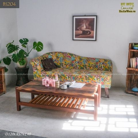 Bàn sofa gỗ tàu thuyền
