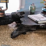 Bàn trà bệt gỗ lũa nguyên khối