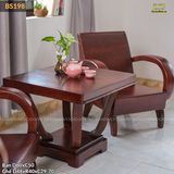 Bộ bàn sofa thùng dáng vuông
