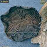 Khay gỗ hình lá sen