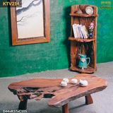 Kệ sách gỗ lũa