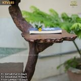 Đôn gỗ nghệ thuật 3 tầng