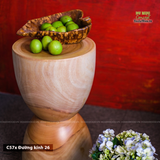 Đôn gỗ nguyên khối