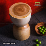 Đôn gỗ nguyên khối