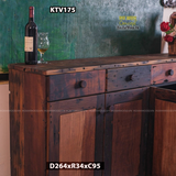 Tủ gỗ dài áp tường