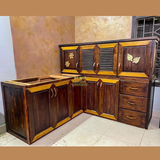 Tủ bếp lớn chữ L