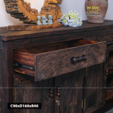 Tủ gỗ lũa decor