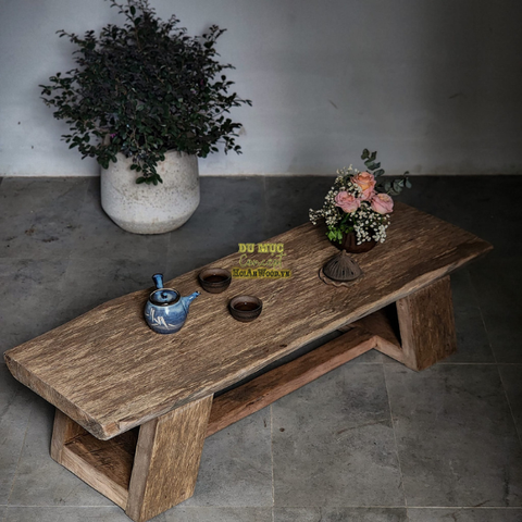 Bàn trà bệt chất mộc mạc