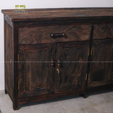 Tủ gỗ lũa decor