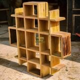 Kệ tủ trưng bày dáng hộp vuông