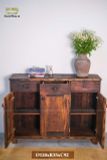 Tủ gỗ trang trí từ gỗ tàu thuyền tái chế
