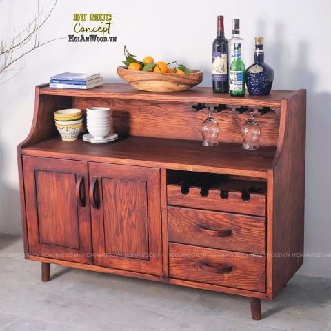 Tủ rượu bằng gỗ, rất phong cách