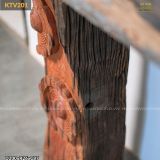 Kệ gỗ lũa áp tường trụ Mắt Cửa