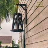 Đèn gỗ nghệ thuật treo tường