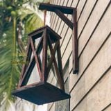 Đèn gỗ nghệ thuật treo tường